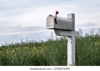 US mailbox in the clouds
