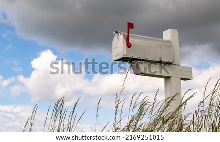 US mailbox in the clouds