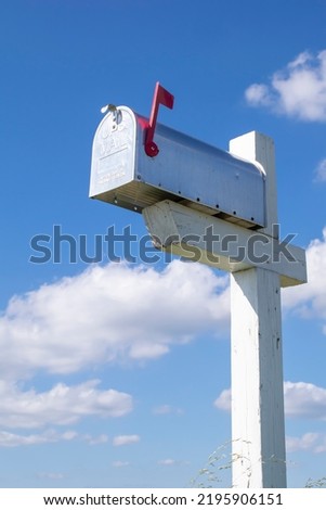 US mailbox in the clouds