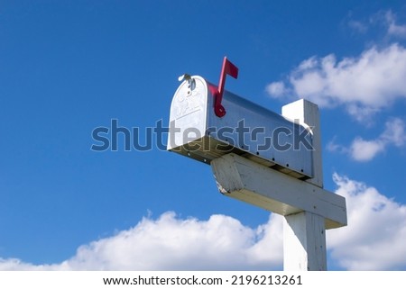 US mailbox in the clouds
