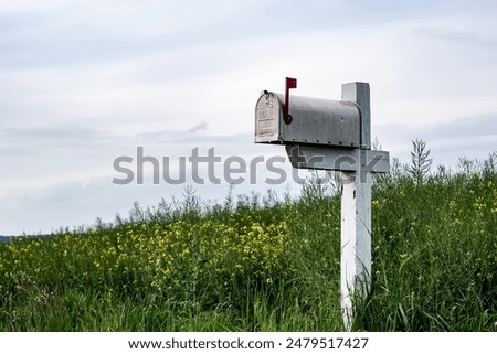 US mailbox in the clouds