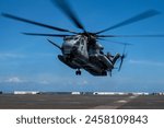 A U.S. Marine Corps CH-53E Super Stallion, assigned to the “White Knights” of Marine Medium Tiltrotor Squadron (VMM) 165 (Reinforced)