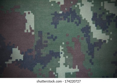 US Marine Force Marpat Digital Camouflage Fabric Texture Background