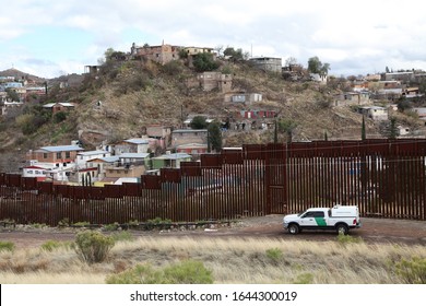 US Mexican Border In Arizona