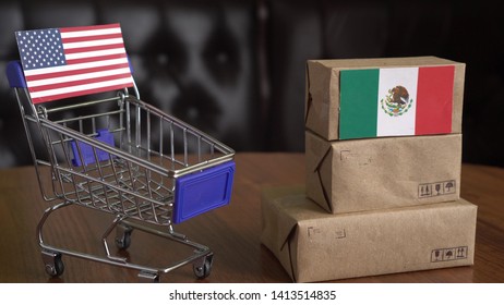 Us Mexico Trade War American Tariff Stock Photo (Edit Now) 1413514898