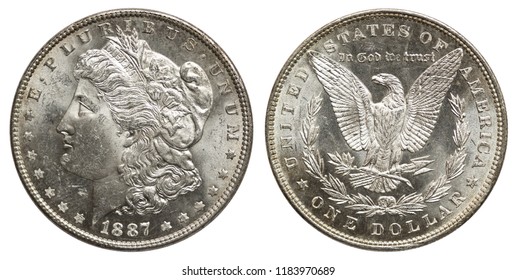 US Morgan Silver Dollar 1887