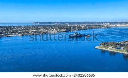 US Navy Ships in the San Diego Bay