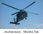 US Navy Sikorsky SH-60 Seahawk training for counter-terrorism operations in Norfolk, Virginia.