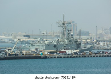 US. NAVY Warships Joined The Patrol Against Piracy. Somalia Coast And The Gulf Of Aden In 2011.