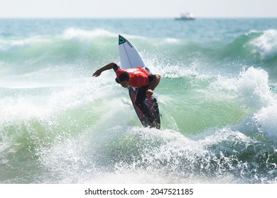 US Open Of Surfing Quarter Finals, Huntington Beach, CA, USA September 25, 2021