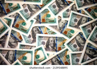 US Paper Currency As A Background