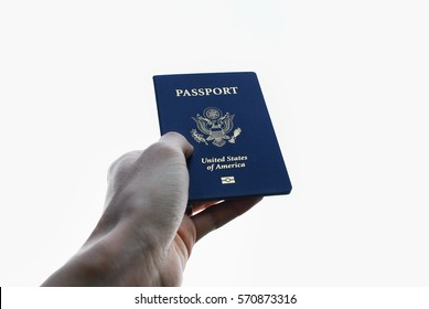 US Passport Cover Being Handed