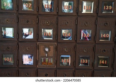 Us Post Hold Vintage Box Boxes Lockers Letterbox Postbox