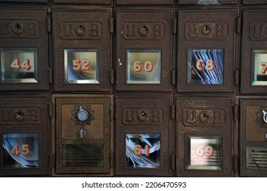 Us Post Hold Vintage Box Boxes Lockers Letterbox Postbox