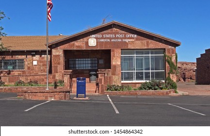 
US Post Office Building Mail Box, Cameron Arizona USA, June 28, 2019