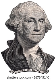 Us President George Washington Face On Stock Photo 567845140 