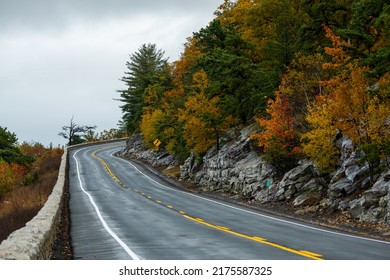 US Route 44 In Autumn - Minnewaska State Park - Catskill Mountains + Appalachian Mountain Region - New York