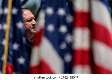 U.S. Secretary Of State Mike Pompeo Delivers A Speech On Communist China And The Future Of The Free World At The Richard Nixon Presidential Library, July 23, 2020, In Yorba Linda, California.