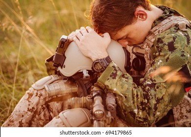 US Soldier With PTSD