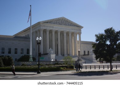 The U.S. Supreme Court Is Seen On A Sunny Fall Day In Washington, D.C., Friday, October 27, 2017.