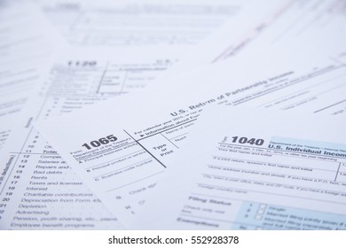 US Tax Form Background