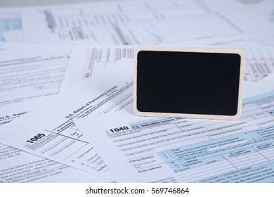 US Tax Form Background