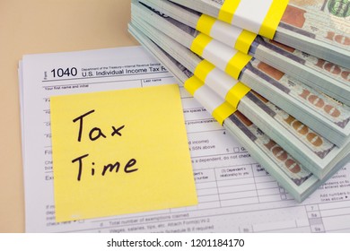 US Tax Form. Lodging Your Tax Return. Prepare For Tax Time