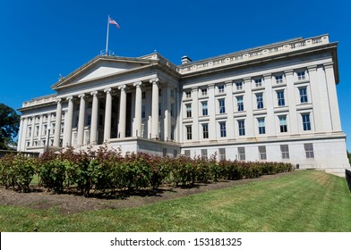 US Treasury Department Building In Washington DC