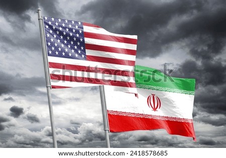 us vs iran flag The spectre of a direct US-Iranian military conflict