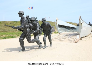 US War Memorial In Utah Beach, Normandy, France, Battlefield In Second World War, 05-24-2022