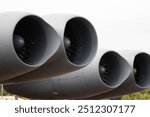 USA Air Force B-52H Stratofortress engines at RIAT 2024