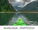 USA, Alaska, Tongass National Forest. Kayaking on Red Bluff Bay.