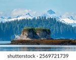 USA, Alaska, Tongass National Forest. Landscape with eroded formation.