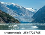 USA, Alaska, Tongass National Forest. Dawes Glacier in Endicott Arm inlet.