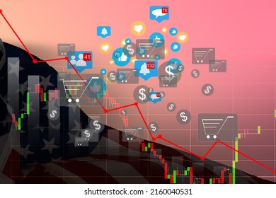 1,378 Usa Flag Recession Images, Stock Photos & Vectors | Shutterstock