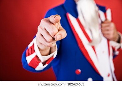 USA: Anonymous Uncle Sam I Want You - Shutterstock ID 182424683