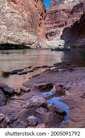 USA, Arizona. Float Trip Down The Colorado River, Near Redwall Cavern, Grand Canyon National Park.