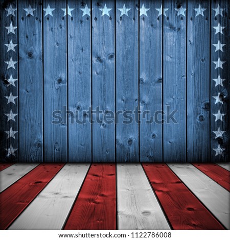 USA background perspective view