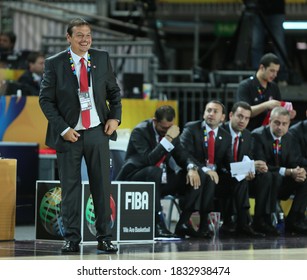 USA Basketball National Team, August 31, 2014 FIBA World Basketball Championship In Turkey - Turkey Coach Ergin Ataman Match In The US.