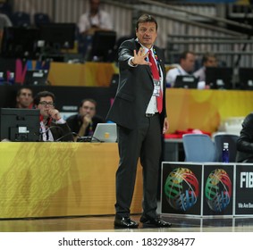 USA Basketball National Team, August 31, 2014 FIBA World Basketball Championship In Turkey - Turkey Coach Ergin Ataman Match In The US.