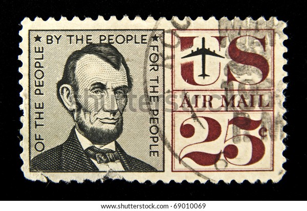 Usa Circa 1950s Stamp Printed Usa Stock Photo 69010069 | Shutterstock