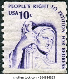 USA - CIRCA 1977: A Postage Stamp Printed In USA, Shows Contemplation Of Justice By James Earle Fraser, Circa 1977