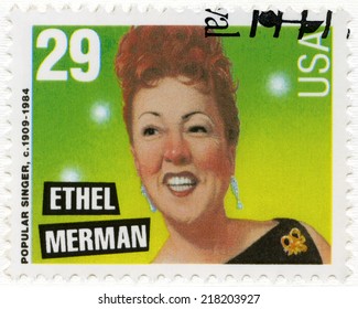 USA - CIRCA 1994: A Stamp Printed In USA Shows Ethel Merman (1908-1984), Circa 1994