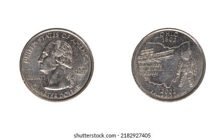 Usa Closeup Coin 25 Cents Stock Photo 2182927405 Shutterstock   Usa Closeup Coin 25 Cents 260nw 2182927405 