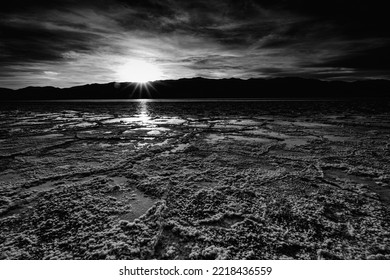 USA, Death Valley Sunset Stock Image.