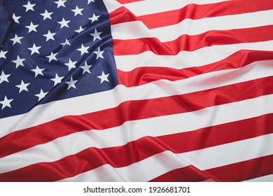 USA flag, close-up. Studio shot - Shutterstock ID 1926681701