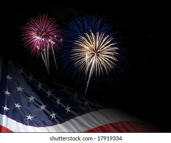 royalty free fireworks flag images stock photos vectors flag with fireworks