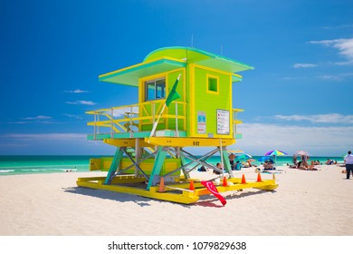 Usa Florida Miami Beach April 2018 Stock Photo 1079829641 | Shutterstock