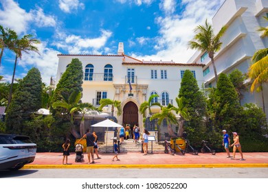 USA. FLORIDA. MIAMI BEACH. MAY 2018: Villa Versace - Casa Casuarina. 