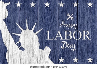 USA Labor Day Banner Background